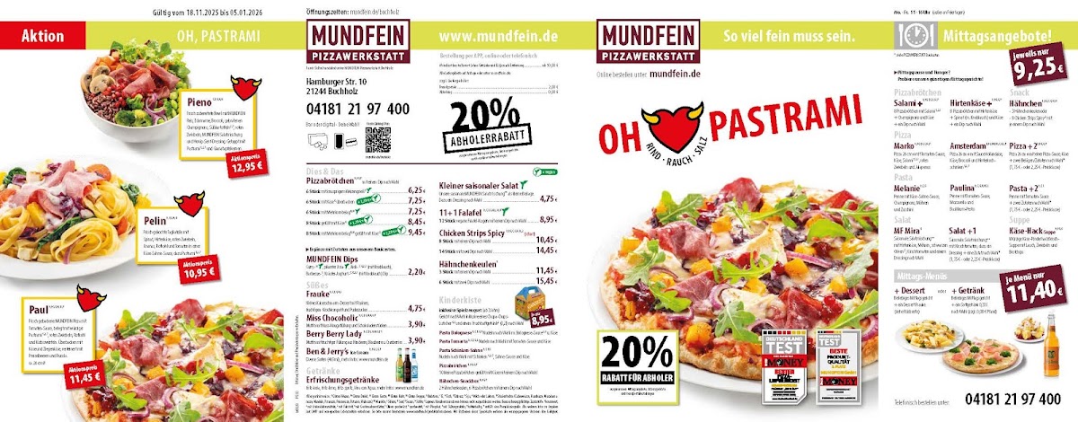 Menu Mundfein Pizzawerkstatt Buchholz-2